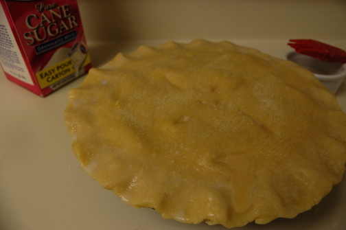 Bourbon Peach Pie